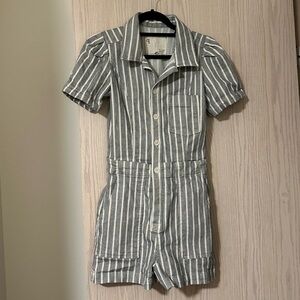 Pilcro The Kit Utility Romper Size 6